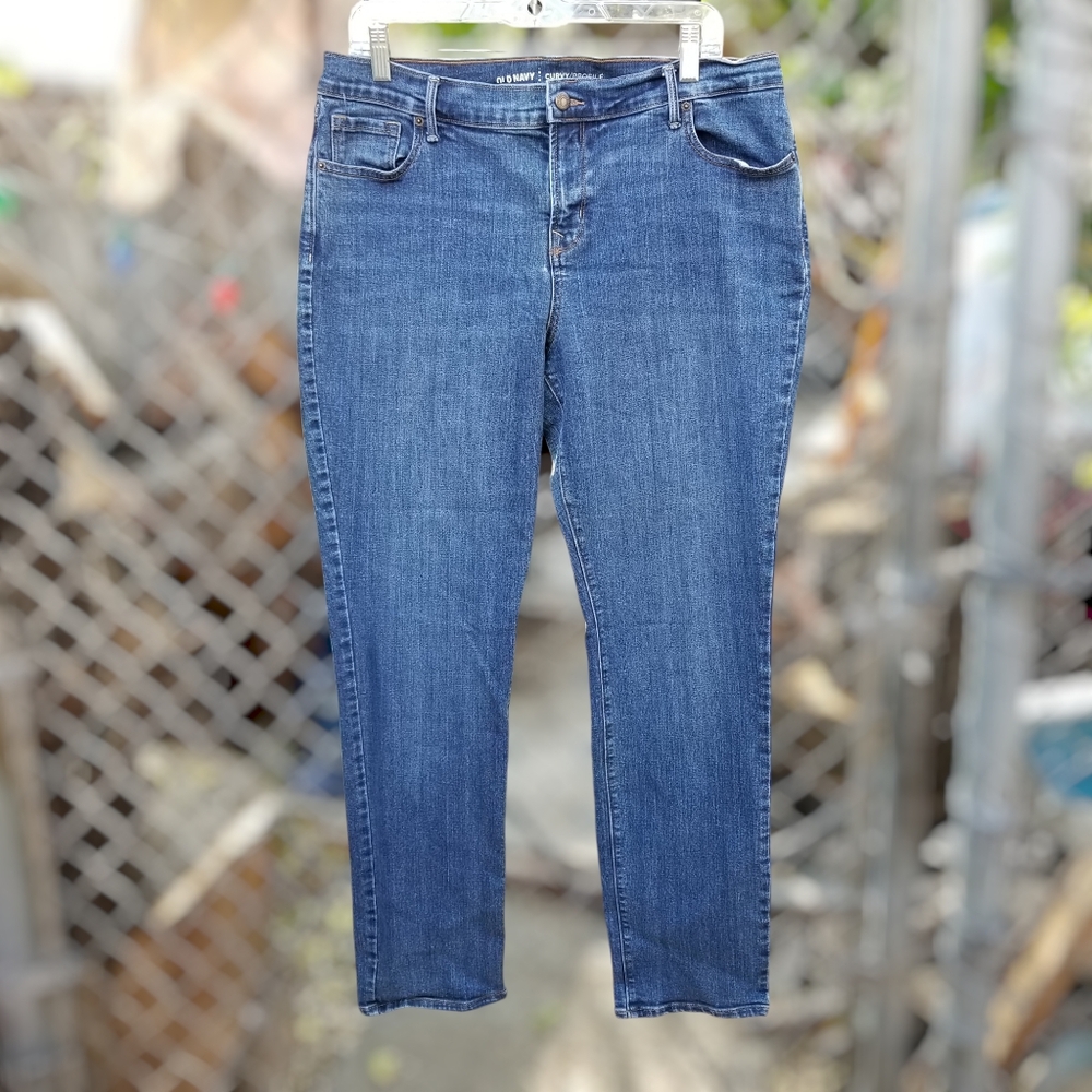Old Navy Curvy Mid-Rise Skinny Jeans